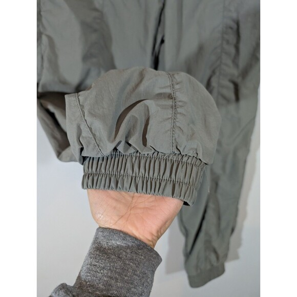 Anthropologie Wilo The Label Pants Women Sz S Green Parachute Joggers Gorpcore - Picture 5 of 9